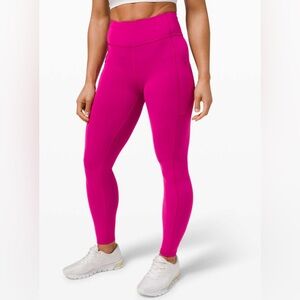 lululemon Invigorate High-Rise Tight 28", Size 6
Ripened Raspberry - Like New